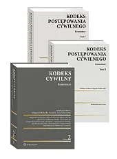 PAKIET: Kodeks postępowania cywilnego. Komentarz. Tom I i II + Kodeks cywilny. Komentarz PAKIET: Kodeks postępowania cywilnego. Komentarz. Tom I i II + Kodeks cywilny. Komentarz